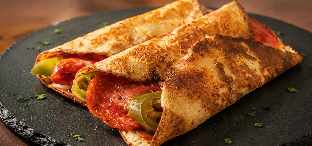 Crispy Pizza Tortilla Wrap